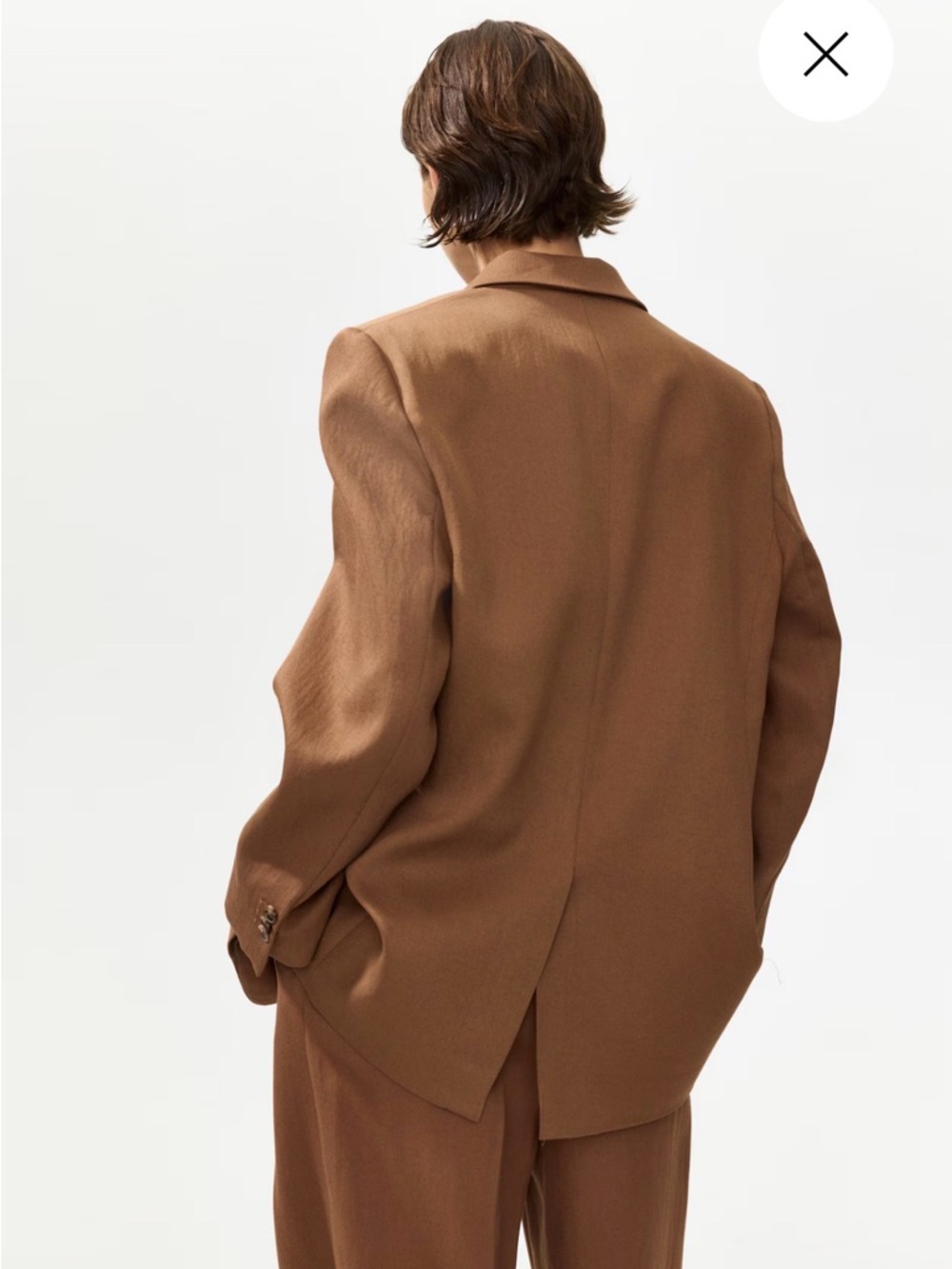 H&M SINGLE-BREASTED BLAZER - Picture 2 of 9